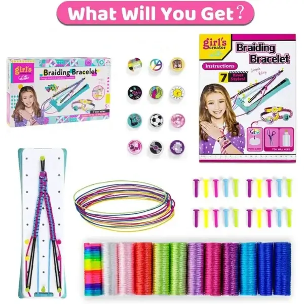 Bracelet Making Kit - DIY Craft Set for Girls - Image 6