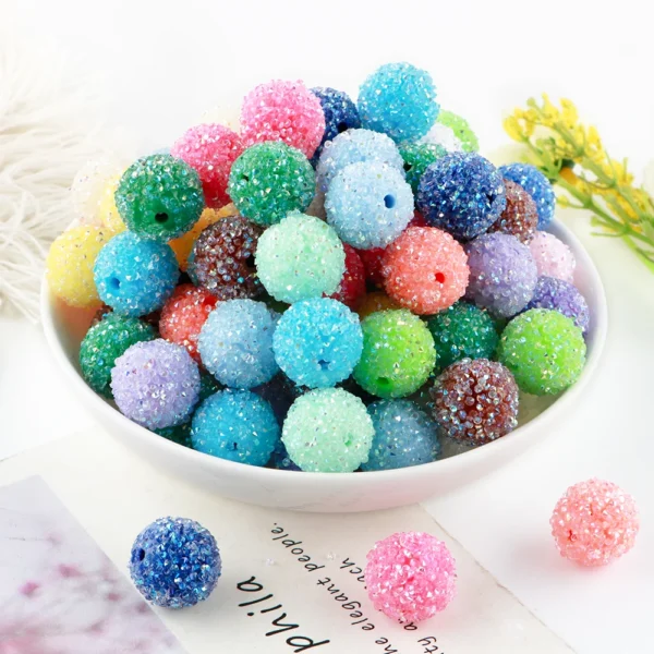 Bracelet Making Kit - Resin Ball Beads for DIY Jewelry - Image 6