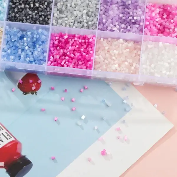 Bracelet Making Kit: 2mm Colorful Glass Seed Beads - Image 6