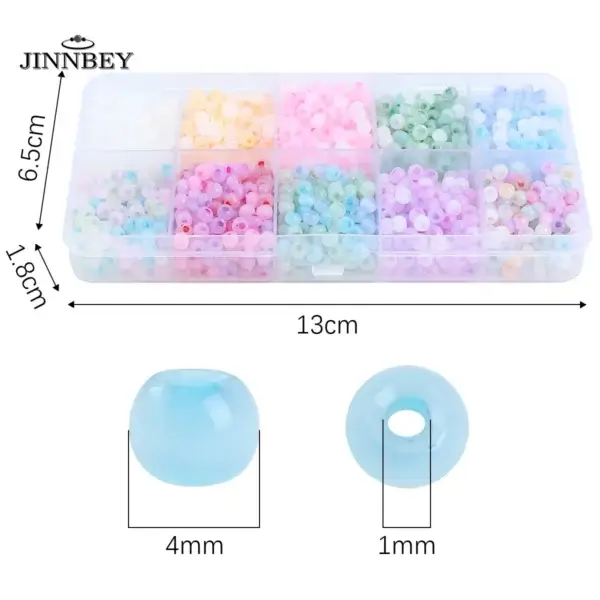 Bracelet Making Kit - Cat's Eye Jade Glass Beads - Image 6