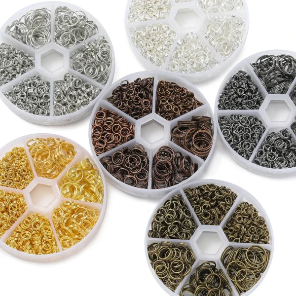 Bracelet Making Kit - 690pcs Jump Rings & Connectors