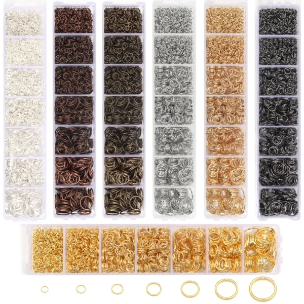 Bracelet Making Kit: Multicolor Jump Rings for DIY Jewelry