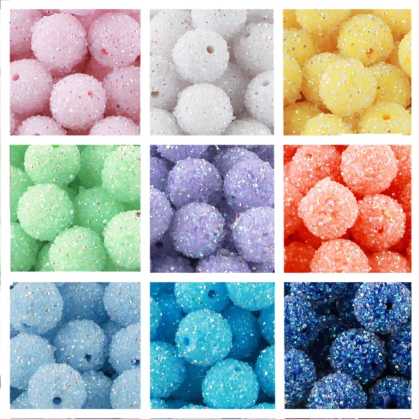 Bracelet Making Kit - Resin Ball Beads for DIY Jewelry