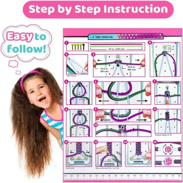Bracelet Making Kit - DIY Craft Set for Girls - Image 4