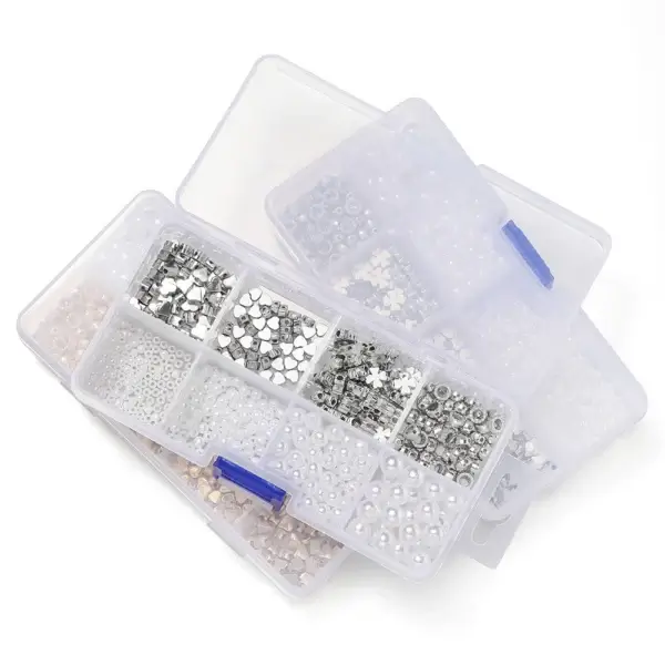 Bracelet Making Kit: 540pcs Pearl & Heart Beads - Image 6